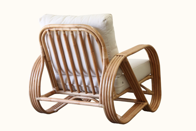 Bamboo best sale pretzel chair