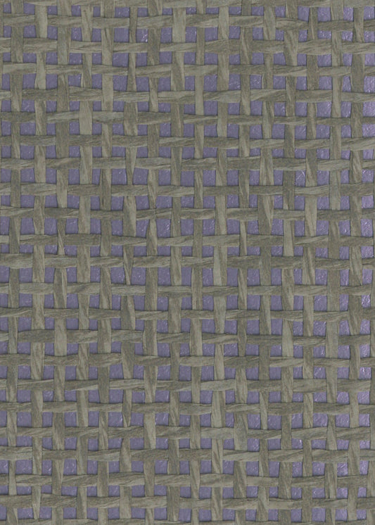 Burlap Fine Weave Grasscloth Wallpaper - Purple (On Metallic Purple)