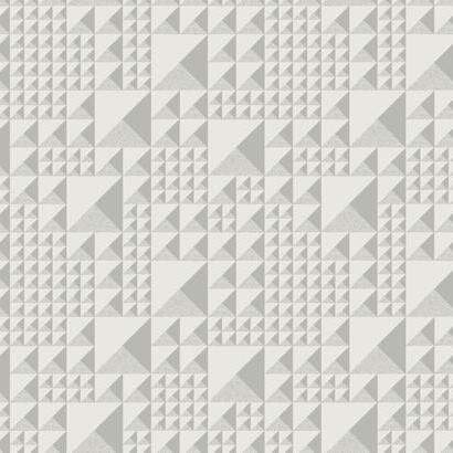 Sample – Pyramids Florence Broadhurst Wallpaper - Gray