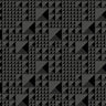 Pyramids Florence Broadhurst Wallpaper - Black