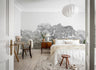 Bellewood Clouds - Grey - Custom Sized Wallpaper Mural (per m2)