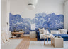 Bellewood Clouds - Blue - Custom Sized Wallpaper Mural (per m2)