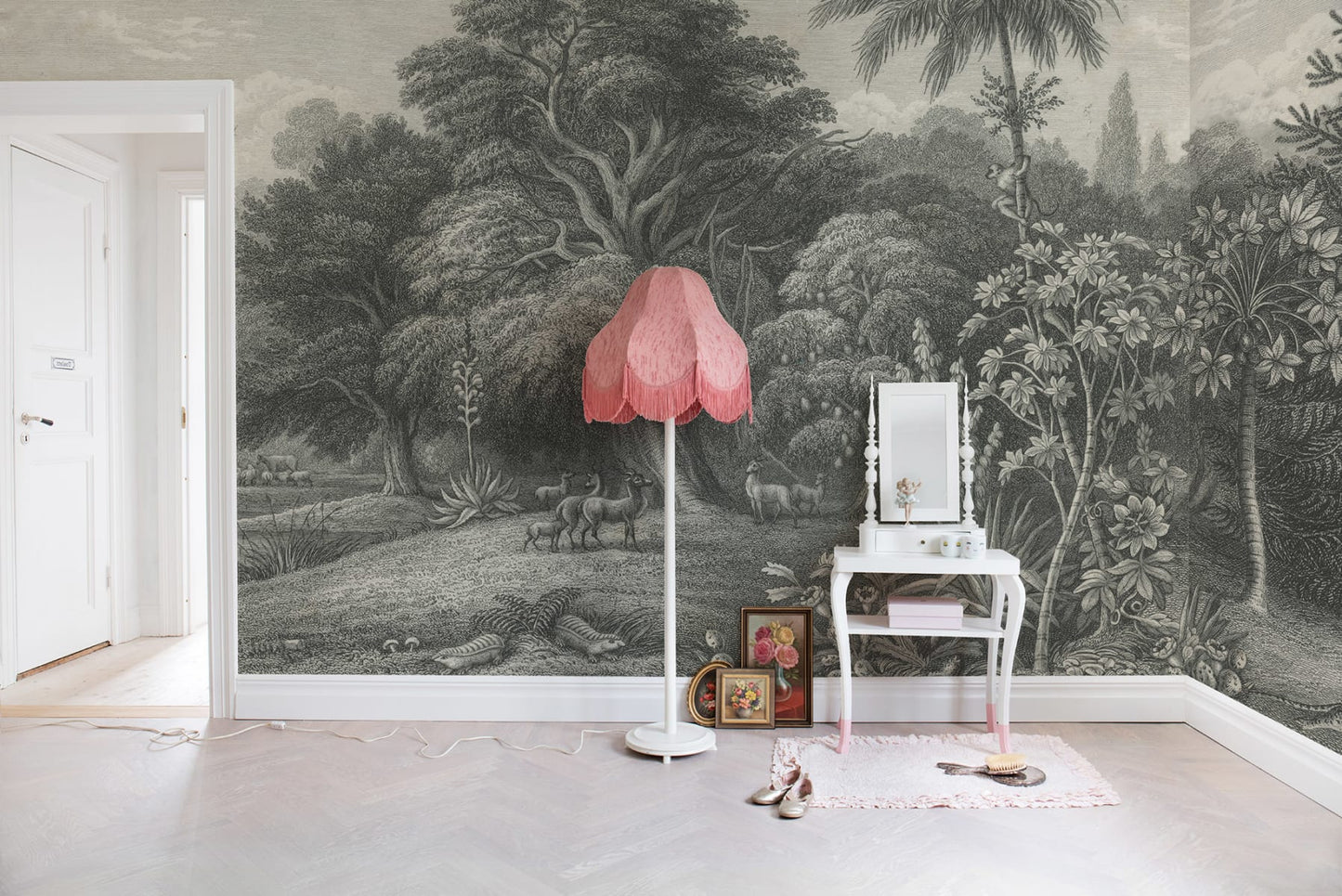 Jungle Land - Vintage - Custom Sized Wallpaper Mural (per m2)