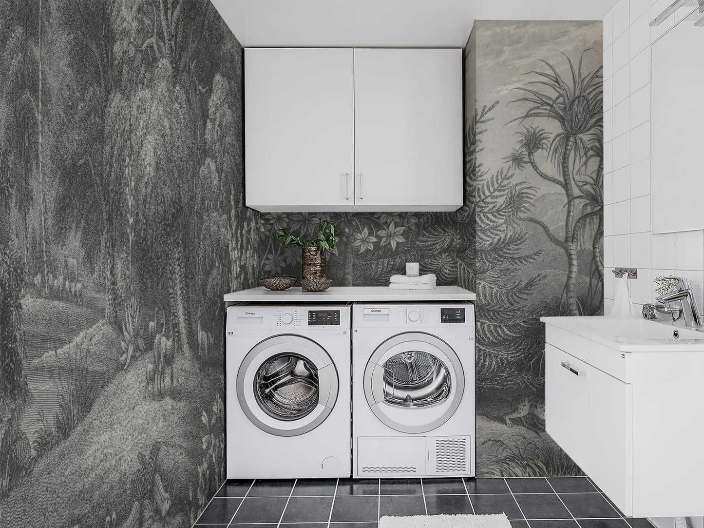 Jungle Land - Vintage - Custom Sized Wallpaper Mural (per m2)
