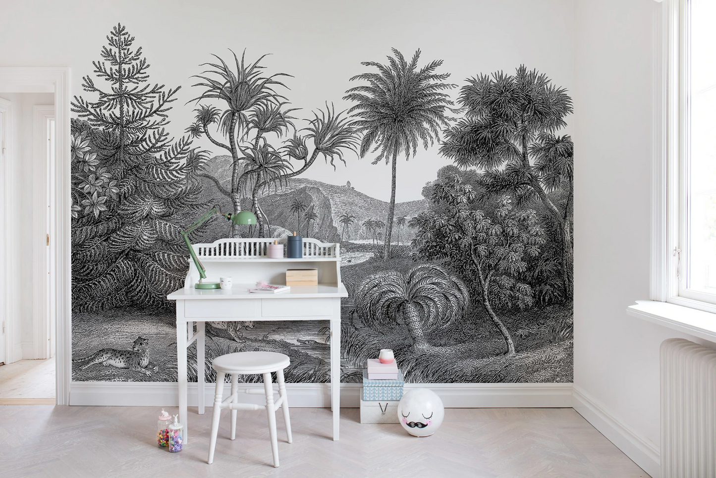 Jungle Land - Desolate - Custom Sized Wallpaper Mural (per m2)