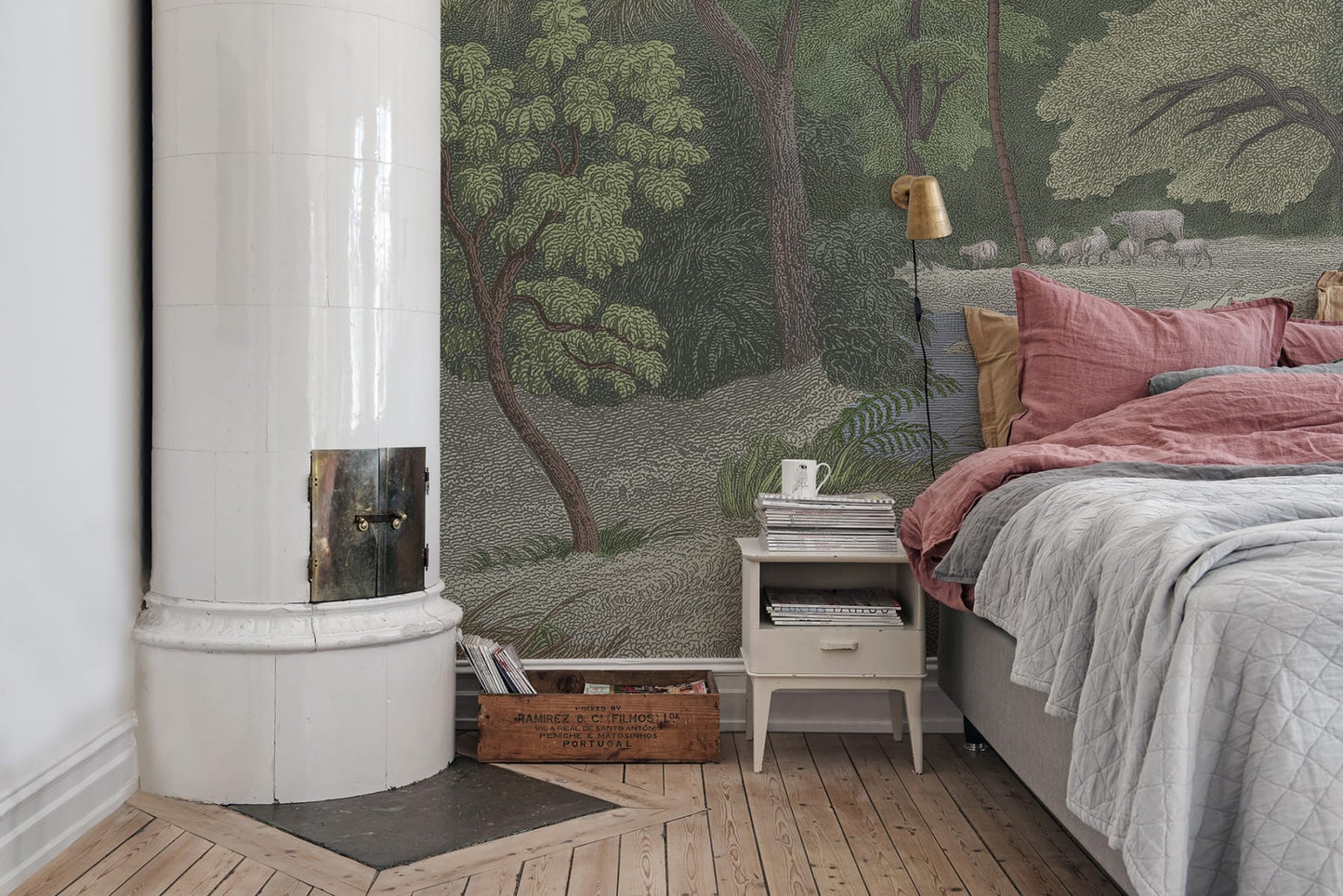 Jungle Land -  Colour - Custom Sized Wallpaper Mural (per m2)