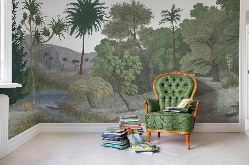 Jungle Land Mural Wallpaper