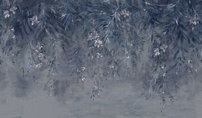 Honolulu - Cloud Blue - Custom Sized Wallpaper Mural (per m2)