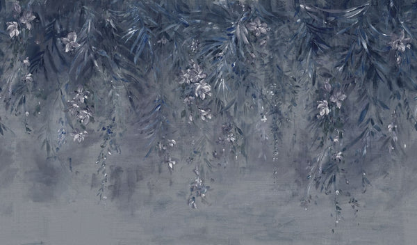 Sample - Honolulu - Cloud Blue - Custom Sized Wallpaper Mural (per m2)