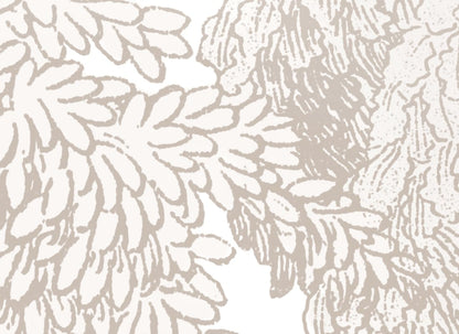 Bellewood Clouds - Sand - Custom Sized Wallpaper Mural (per m2)