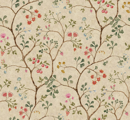 Song Tree - Sand - Custom Sized Wallpaper Mural (per m2)
