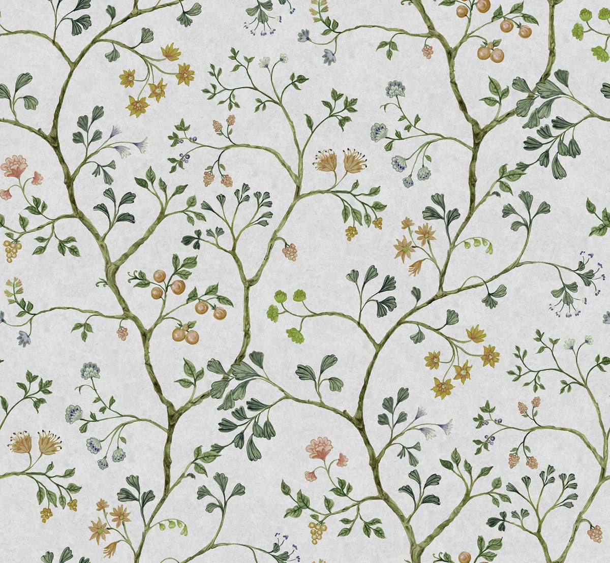 Song Tree - Pearl - Custom Sized Wallpaper Mural (per m2)
