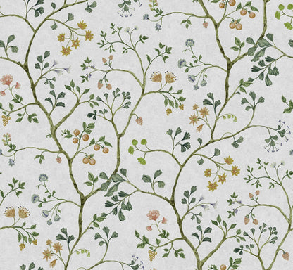 Song Tree - Pearl - Custom Sized Wallpaper Mural (per m2)