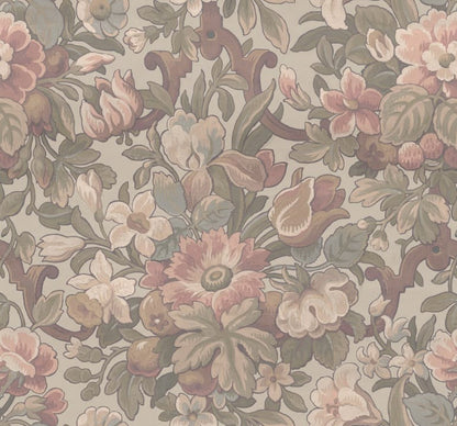 Vintage Garden Wallpaper - Pastel
