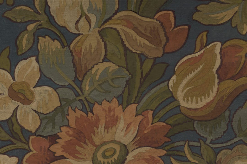 Vintage Garden Green Wallpaper