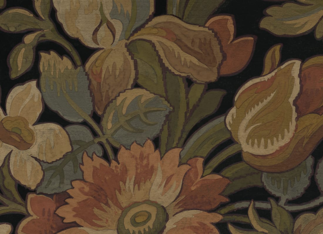 Sample - Vintage Garden Wallpaper - Ivory