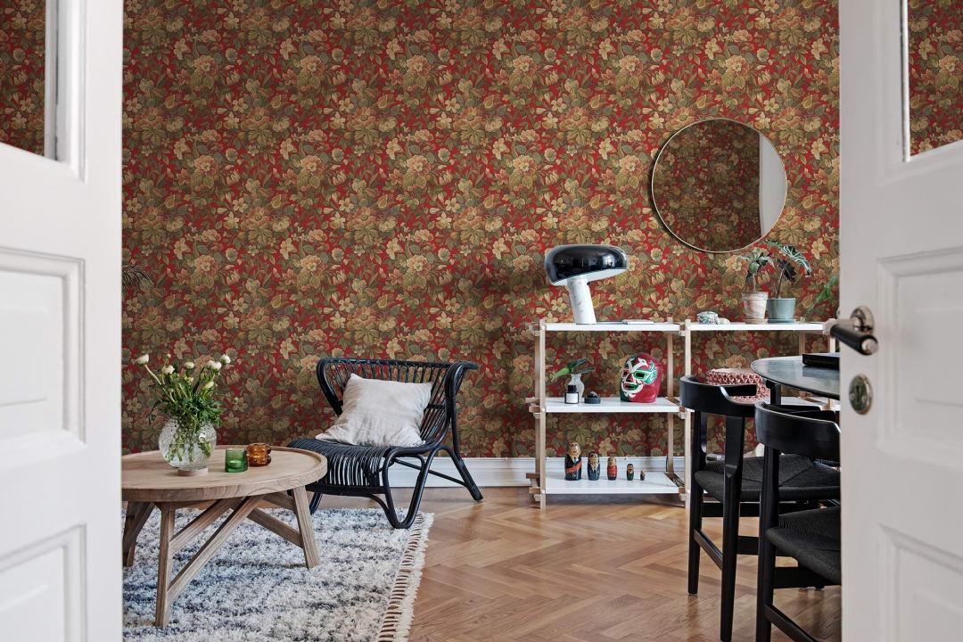 Vintage Garden Wallpaper - Velvet