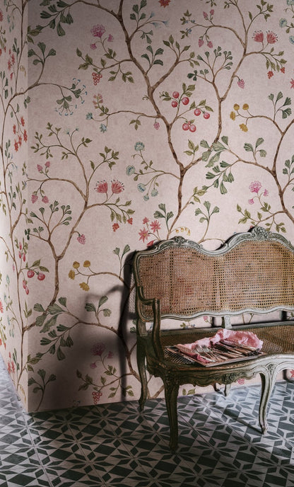 Song Tree - Cherry - Custom Sized Wallpaper Mural (per m2)