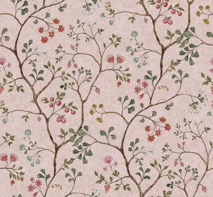 Song Tree - Cherry - Custom Sized Wallpaper Mural (per m2)