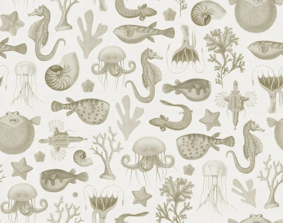 Sea Life - Sand - Custom Sized Wallpaper Mural (per m2)