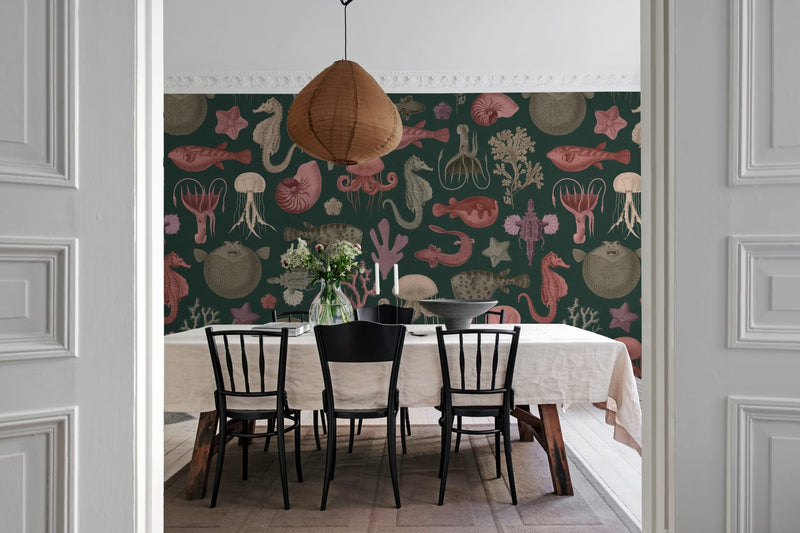 Sea Life Mural Wallpaper - 4 Colours