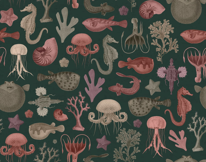 Sea Life Mural Wallpaper - 4 Colours