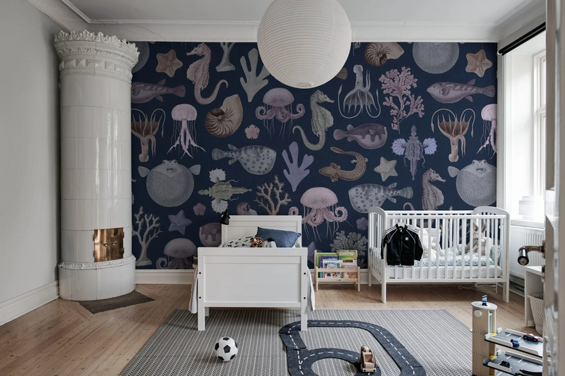 Sea Life Mural Wallpaper - 4 Colours