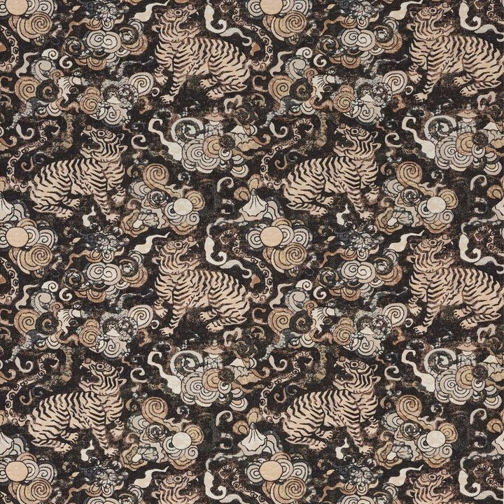 Desa Tiger Fabric - Natural