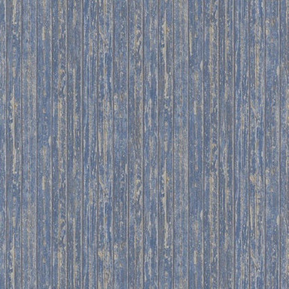 Bordage textured Vinyl Wallpaper - Blue