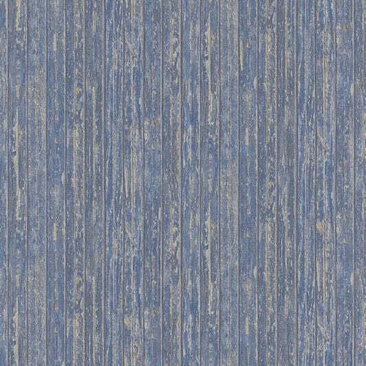 Bordage textured Vinyl Wallpaper - Blue