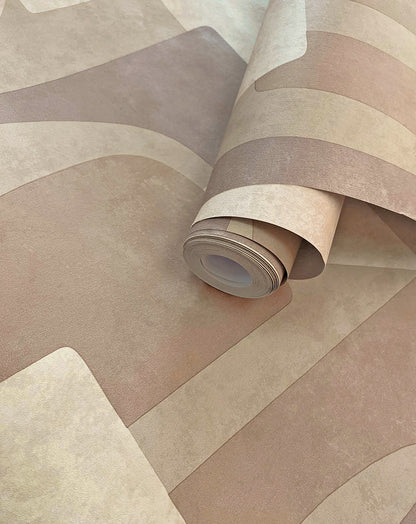 Geo Linnet - Geometric Wallpaper - Neutral