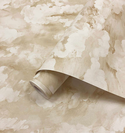 Sora - Tranquil Cloud Wallpaper - Cream
