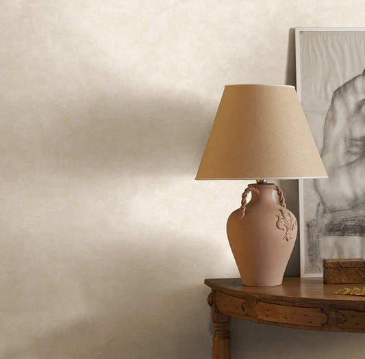 Kanso - Soft Plaster Wallpaper - Cream
