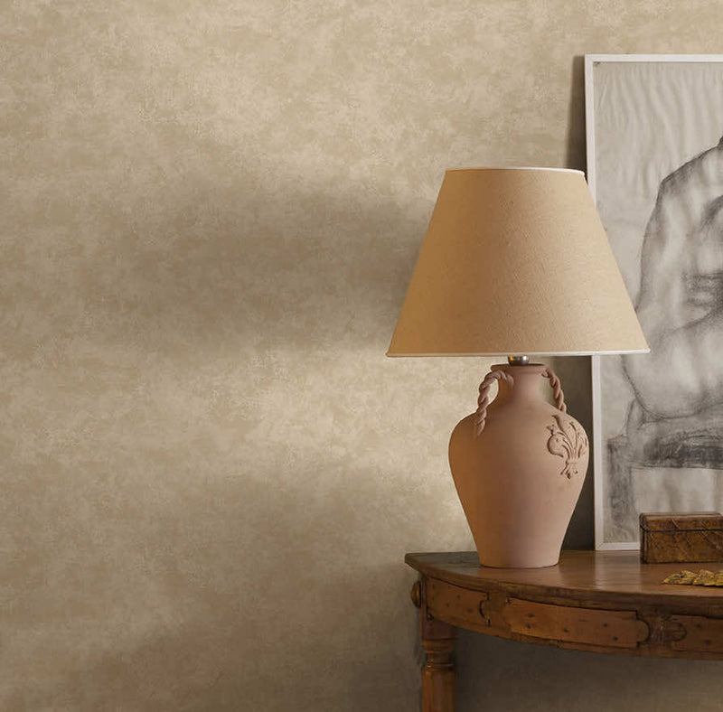 Kanso - Soft Plaster Wallpaper - Taupe