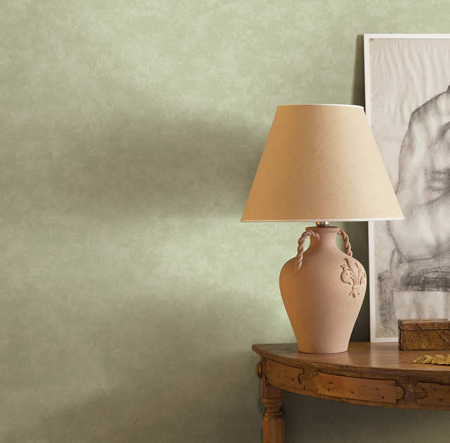 Kanso - Soft Plaster Wallpaper - Sage