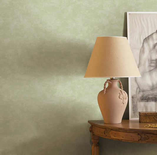 Kanso - Soft Plaster Wallpaper - Sage