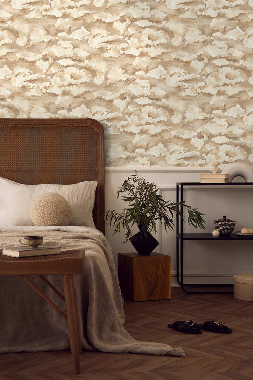 Sora - Tranquil Cloud Wallpaper - Cream