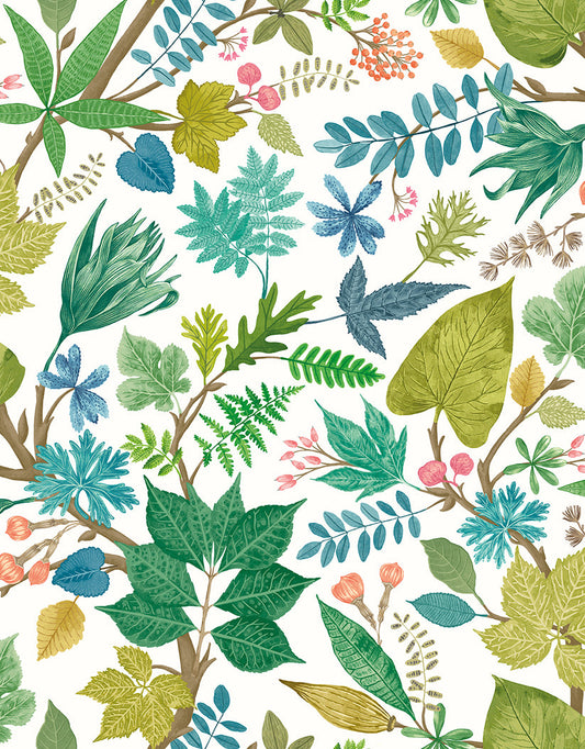 Lush Leaves Wallpaper - Ohpopsi - Fresh Fern