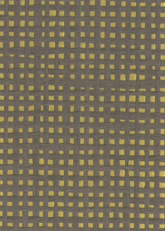 Burlap Safari Grasscloth Wallpaper - Rain Forest (On Gold)