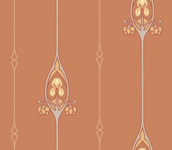 Sample - Gamla Grand Historical Wallpaper - Red