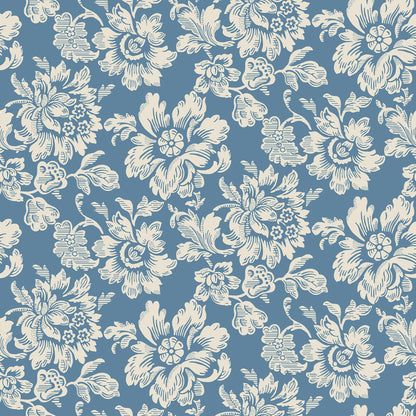 Rococo Wallpaper - Blue