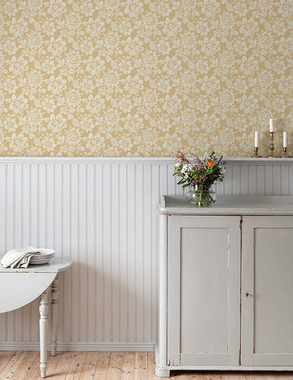 Rococo Wallpaper - Yellow