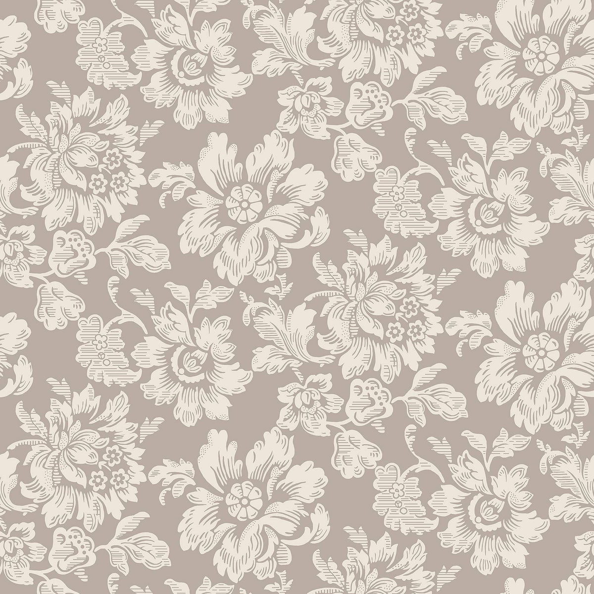 Sample - Rococo Wallpaper - Beige