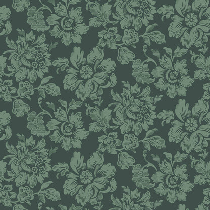 Rococo Wallpaper - Green