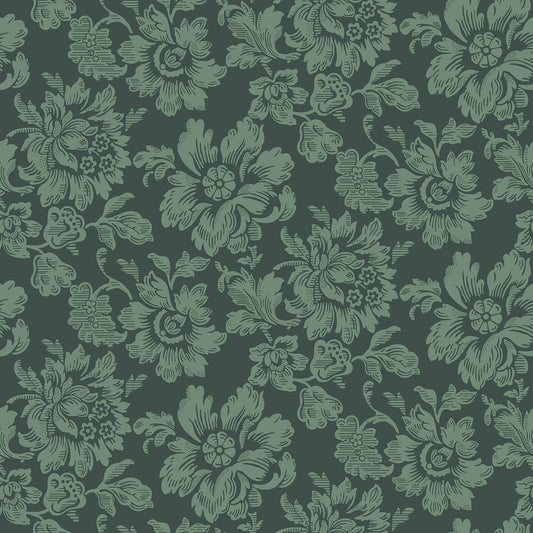 Rococo Wallpaper - Green