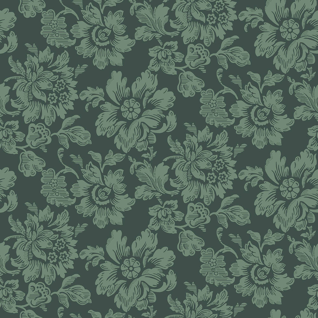 Rococo Wallpaper - Green