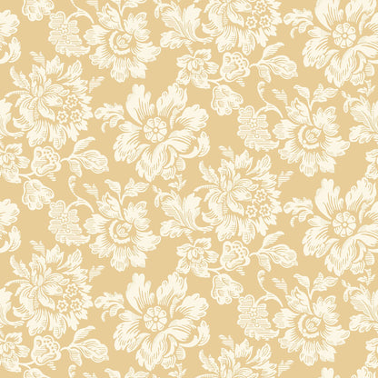 Rococo Wallpaper - Yellow