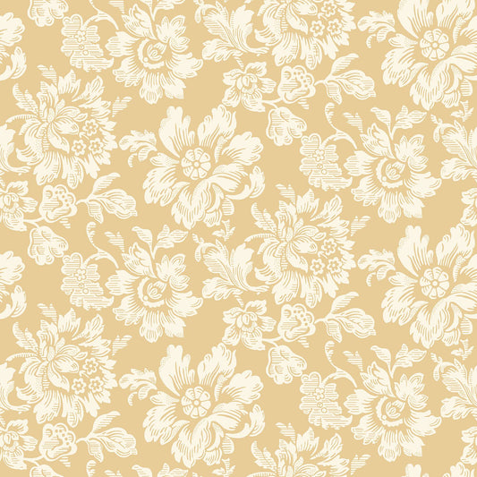 Rococo Wallpaper - Yellow