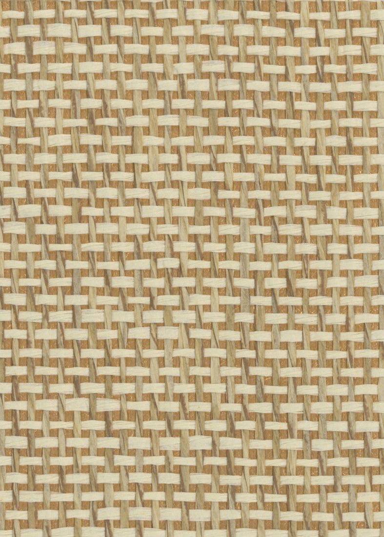 Burlap Fine Weave Grasscloth Wallpaper - Rose (On Rosegold)