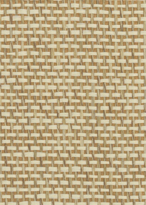 Sample - Burlap Fine Weave Grasscloth Wallpaper - Rose (On Rosegold)